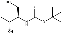 Carbamic acid, [(1R,2R)-2-hydroxy-1-(hydroxymethyl)propyl]-, 1,1- 化学構造式