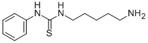 1-(5-aminopentyl)-3-phenylthiourea Struktur