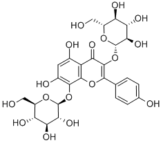 草质素-3,8-二葡萄糖苷, 99224-12-1, 结构式
