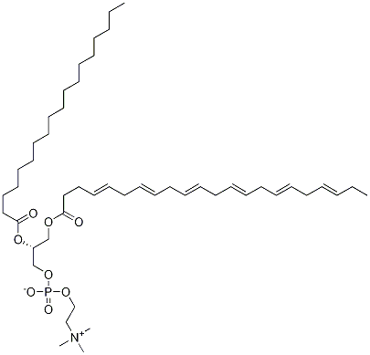 [R-(all-Z)]-4-Hydroxy-N,N,N-triMethyl-10-oxo-7-[(1-oxooctadecyl)oxy]-3,5,9-trioxa-4-phosphahentriaconta-13,16,19,22,25,28-hexaen-1-aMiniuM Inner Salt 4-Oxide Structure