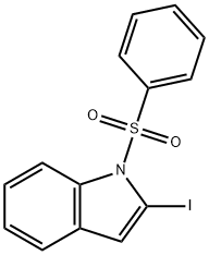 1H-Indole, 2-iodo-1-(phenylsulfonyl)- Structure