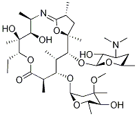 红霉素A6,9 - 亚氨基醚, 99290-97-8, 结构式