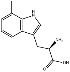 7-甲基-D-色氨酸,99295-80-4,结构式