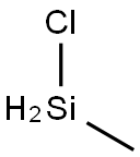 クロロ（メチル）シラン 化学構造式