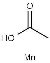 乙酸锰(3+) 结构式