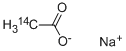 ACETIC ACID, SODIUM SALT, [2-14C]- 化学構造式