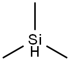 トリメチルシラン 化学構造式