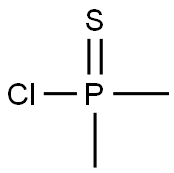 DIMETHYLPHOSPHINOTHIOIC CHLORIDE Struktur