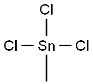 METHYLTIN TRICHLORIDE Structure