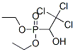 (1-ヒドロキシ-2,2,2-トリクロロエチル)ホスホン酸ジエチル 化学構造式