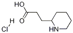 2-Piperidinepropanoic acid, hydrochloride 结构式