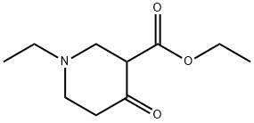 ETHYL 1-ETHYL-4-OXO-3-PIPERIDINECARBOXYLATE HYDROCHLORIDE Struktur