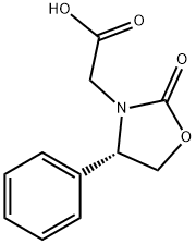 (S)-(+)-2-氧代-4-苯基-3-恶唑烷乙酸, 99333-54-7, 结构式