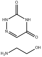 Azauracil monoethanolamine salt 结构式
