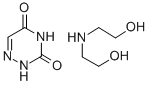Azauracil diethanolamine salt Structure
