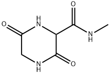 2-Piperazinecarboxamide,N-methyl-3,6-dioxo-(6CI) 结构式