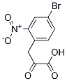 3-(4-溴-2-硝基苯基)-2-氧代丙酸,99365-39-6,结构式