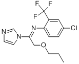 4-クロロ-N-[(E)-1-(1H-イミダゾール-1-イル)-2-プロポキシエチリデン]-2-(トリフルオロメチル)アニリン 化学構造式