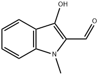 1H-Indole-2-carboxaldehyde,3-hydroxy-1-methyl-(9CI) Structure