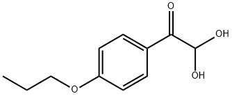 2-氧代-2-(4-丙氧基苯基)乙醛水合物,99433-68-8,结构式