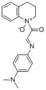 QUINOLINE, 1-[[[4-(DIMETHYLAMINO)PHENYL]IMINO]ACETYL]-1,2,3,4-TETRAHYDRO-, N-OXIDE Struktur
