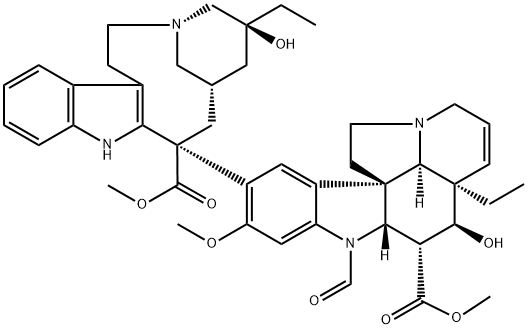 4-Desacetyl 3-Deoxy Vincristine 结构式