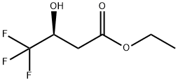 Ethyl 3-hydroxy-4,4,4-trifluorobutyrate Struktur