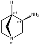 2S-1-Aza-bicyclo[2.2.1]hept-2-ylamine Struktur