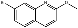 7-溴-2-甲氧基喹啉, 99455-08-0, 结构式