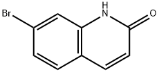 7-溴-2(1H)-喹啉酮, 99465-10-8, 结构式