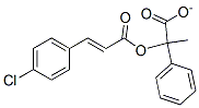 O-(4-chlorocinnamoyl)phenyllactate Struktur