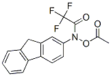 N-acetoxy-N-trifluoroacetyl-2-aminofluorene Structure