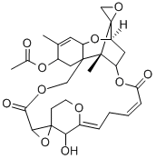 ミロトキシンB 化学構造式