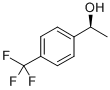 (S)-1-[4-(トリフルオロメチル)フェニル]エタノール 化学構造式