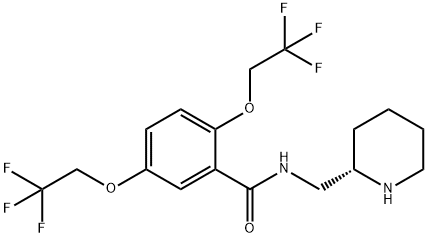 S -(+)-氟卡尼 结构式