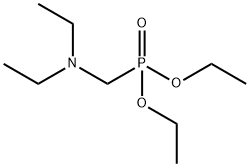 (二乙氨基)甲基]膦酸二乙酯 结构式