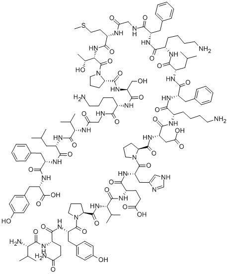 PEPTIDE VQY (PORCINE) 化学構造式