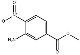 3-氨基-4-硝基苯甲酸甲酯, 99512-09-1, 结构式