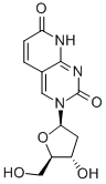 3-(2'-DEOXY-BETA-D-2-RIBOFURANOSYL)PYRIDO[2,3-D]PYRIMIDINE-2,7(8H)-DIONE Structure