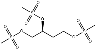 (S)-1,2,4-丁三醇三磺酸, 99520-81-7, 结构式