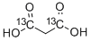 MALONIC ACID (1,3-13C2) Structure