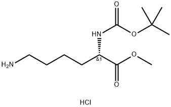 Boc-Lys-OMe.HCl Structure