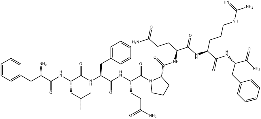 ニューロペプチドFF F-8-F-NH2 化学構造式