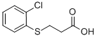 3-[(2-氯苯基)硫烷基]丙酸, 99585-16-7, 结构式