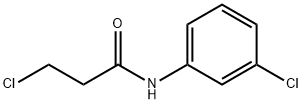 3-CHLORO-N-(3-CHLOROPHENYL)PROPANAMIDE Structure