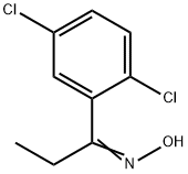 (1E)-1-(2,5-ジクロロフェニル)プロパン-1-オンオキシム 化学構造式