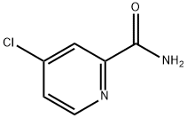 4-氯吡啶-2-甲酰胺 结构式