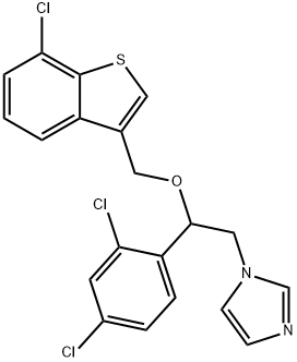 硝酸舍他康唑,99592-32-2,结构式