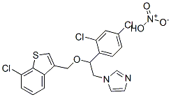 Sertaconazole nitrate Structure