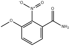 3-甲氧基-2-硝基苯甲酰胺 结构式
